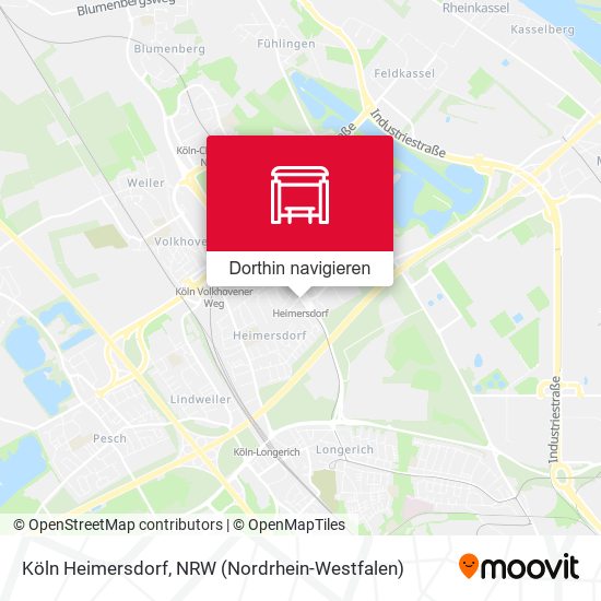Köln Heimersdorf Karte