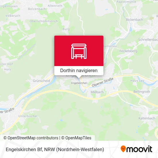 Engelskirchen Bf Karte
