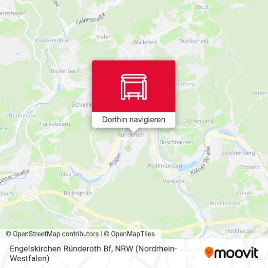 Engelskirchen Ründeroth Bf Karte