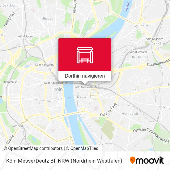 Köln Messe/Deutz Bf Karte