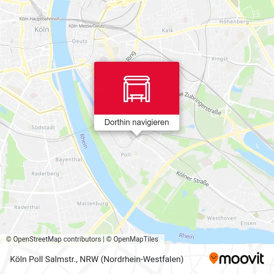 Köln Poll Salmstr. Karte