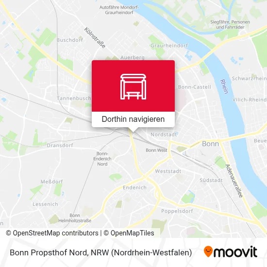 Bonn Propsthof Nord Karte