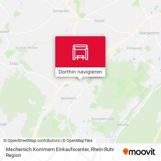 Mechernich Kommern Einkaufscenter Karte