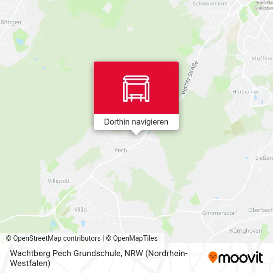 Wachtberg Pech Grundschule Karte