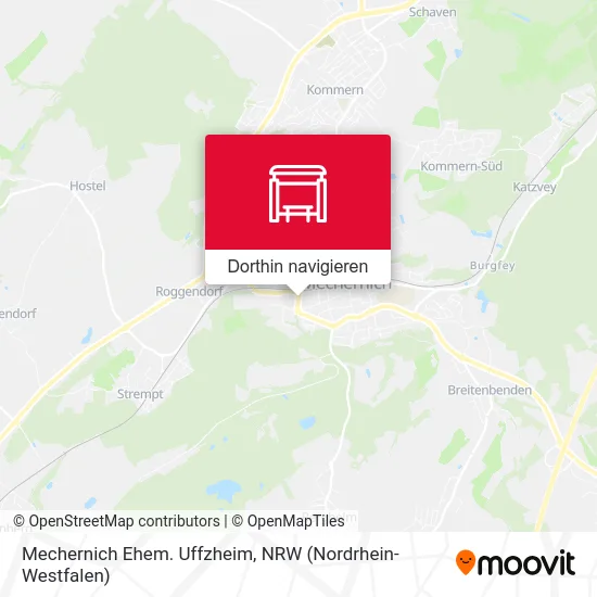 Mechernich Ehem. Uffzheim Karte