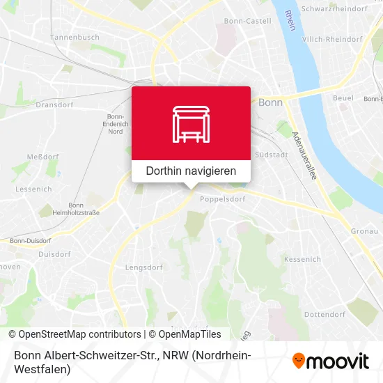 Bonn Albert-Schweitzer-Str. Karte