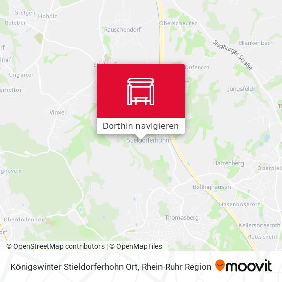Königswinter Stieldorferhohn Ort Karte