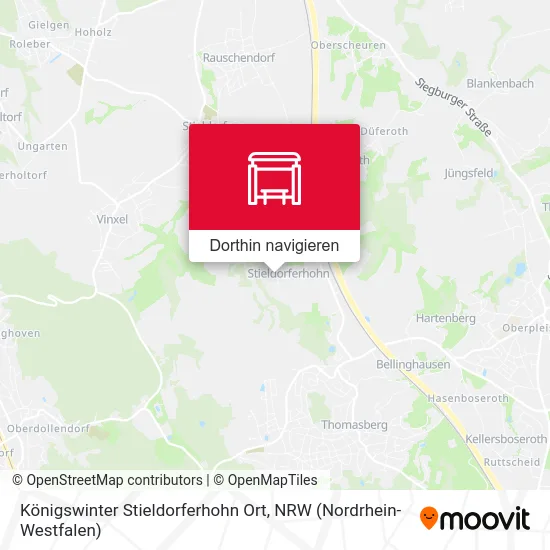 Königswinter Stieldorferhohn Ort Karte
