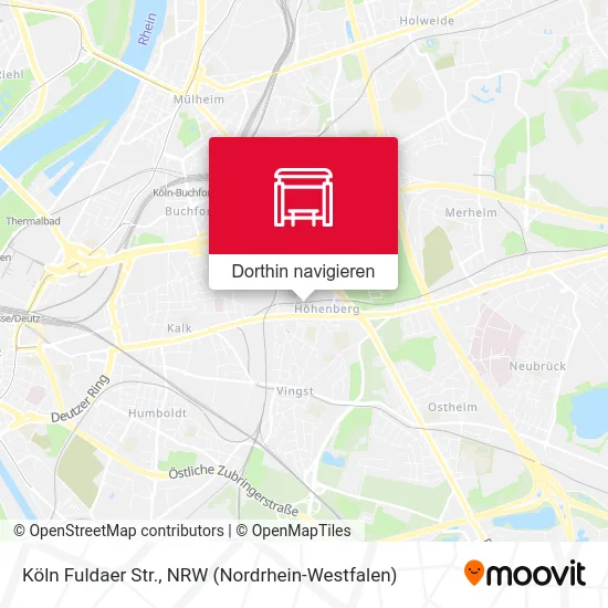 Köln Fuldaer Str. Karte