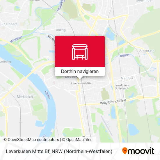 Leverkusen Mitte Bf Karte