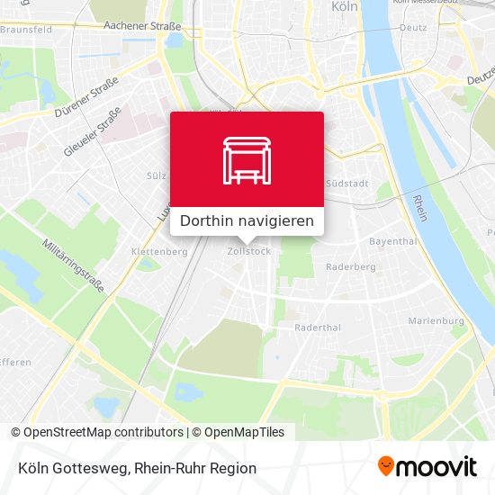 Köln Gottesweg Karte