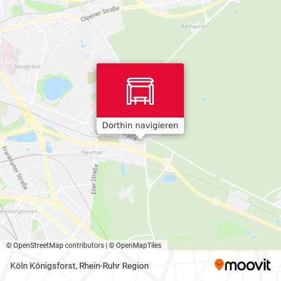 Köln Königsforst Karte