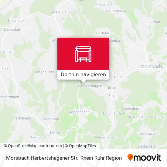 Morsbach Herbertshagener Str. Karte