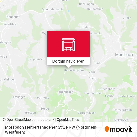 Morsbach Herbertshagener Str. Karte