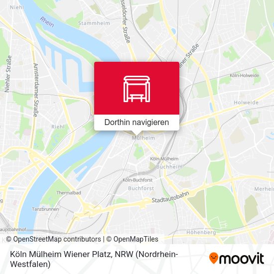 Köln Mülheim Wiener Platz Karte