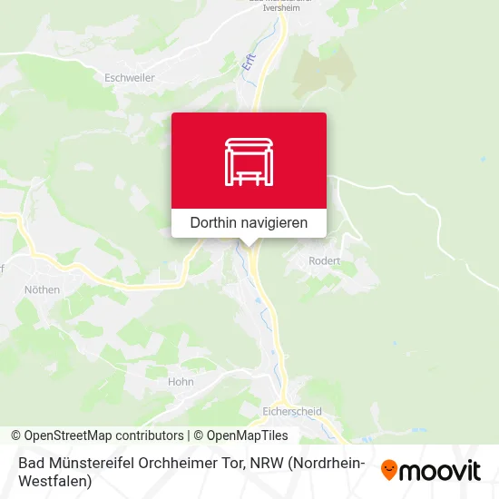 Bad Münstereifel Orchheimer Tor Karte