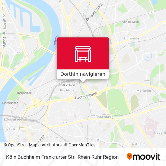 Köln Buchheim Frankfurter Str. Karte