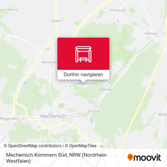 Mechernich Kommern Süd Karte
