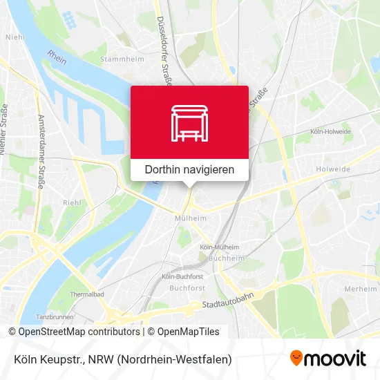 Köln Keupstr. Karte