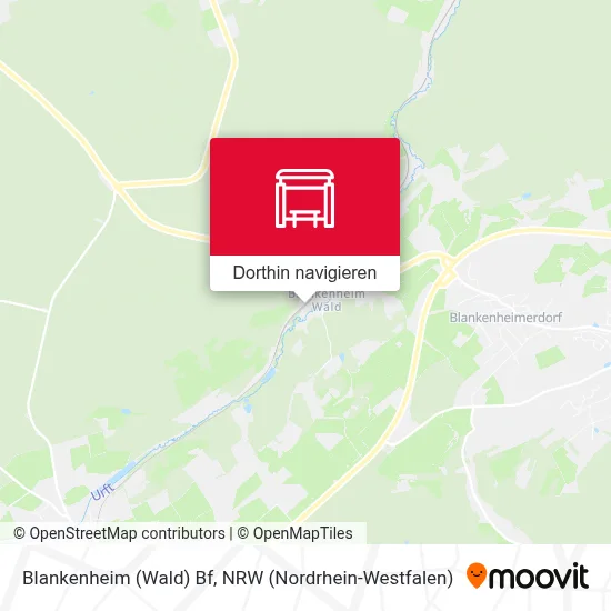 Blankenheim (Wald) Bf Karte