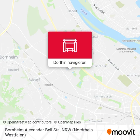 Bornheim Alexander-Bell-Str. Karte