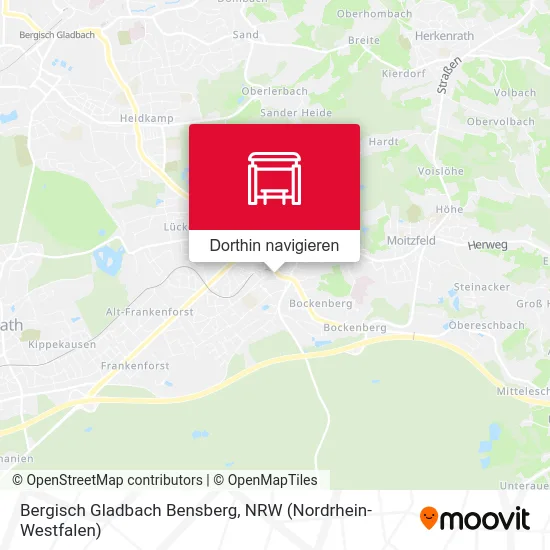 Bergisch Gladbach Bensberg Karte