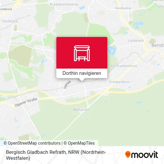 Bergisch Gladbach Refrath Karte