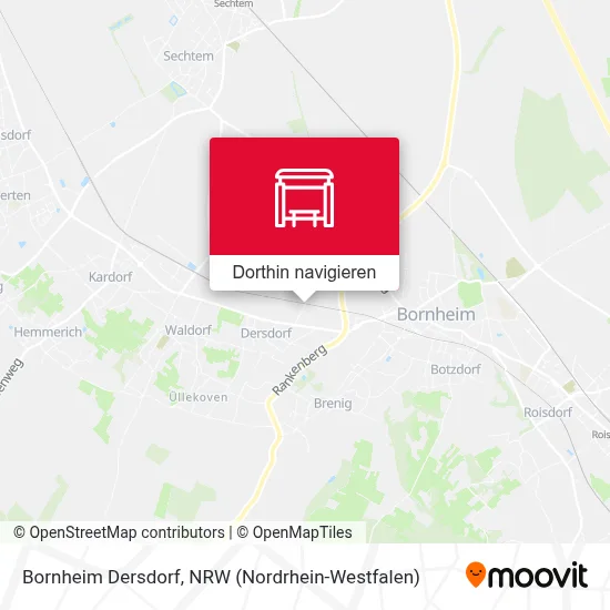 Bornheim Dersdorf Karte