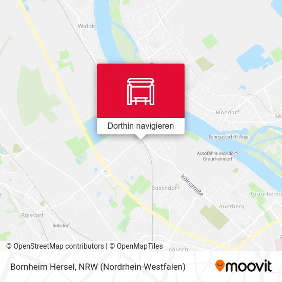 Bornheim Hersel Karte