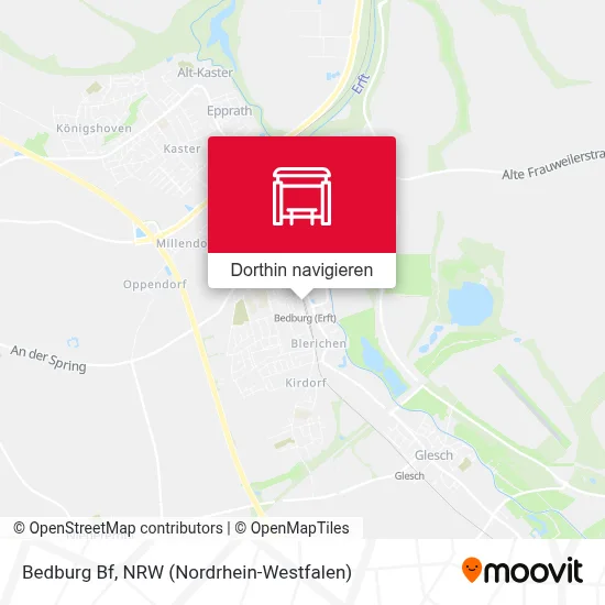 Bedburg Bf Karte