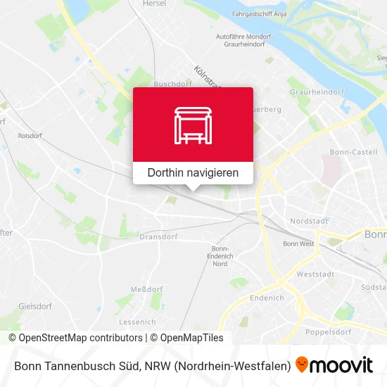 Bonn Tannenbusch Süd Karte