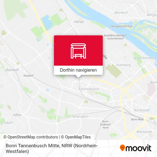 Bonn Tannenbusch Mitte Karte