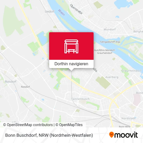 Bonn Buschdorf Karte