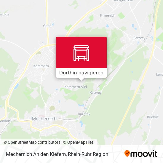 Mechernich An den Kiefern Karte