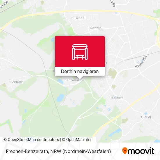 Frechen-Benzelrath Karte