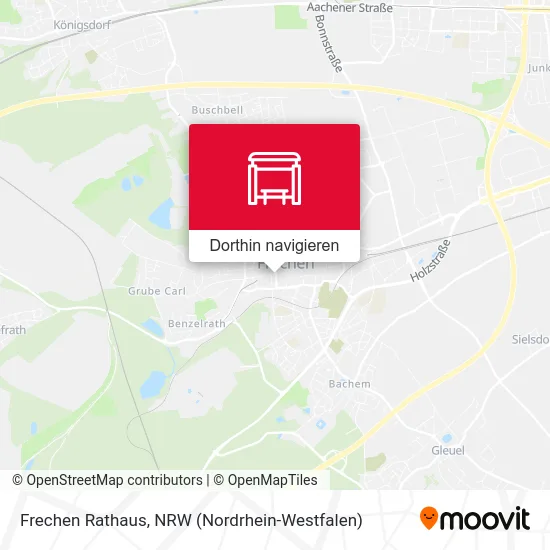 Frechen Rathaus Karte