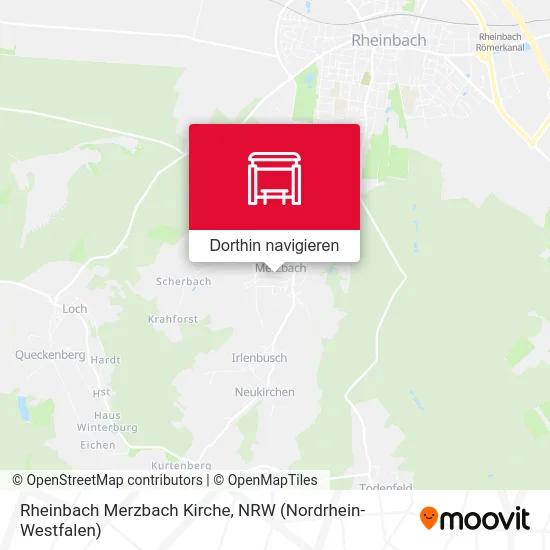 Rheinbach Merzbach Kirche Karte