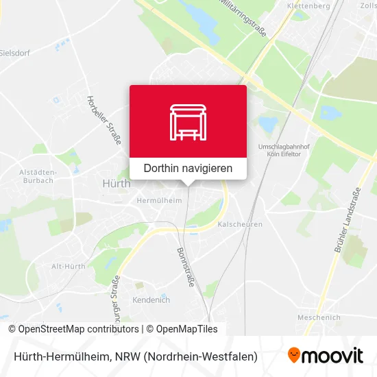 Hürth-Hermülheim Karte