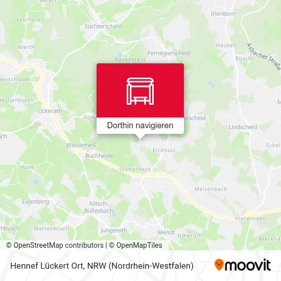 Hennef Lückert Ort Karte