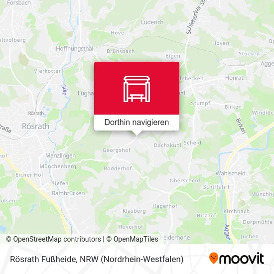 Rösrath Fußheide Karte