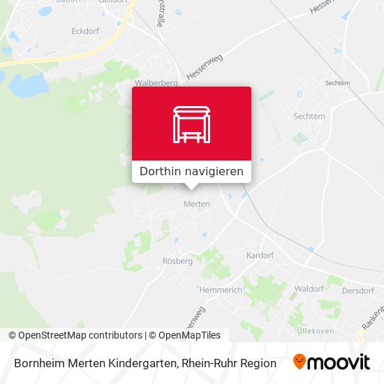 Bornheim Merten Kindergarten Karte