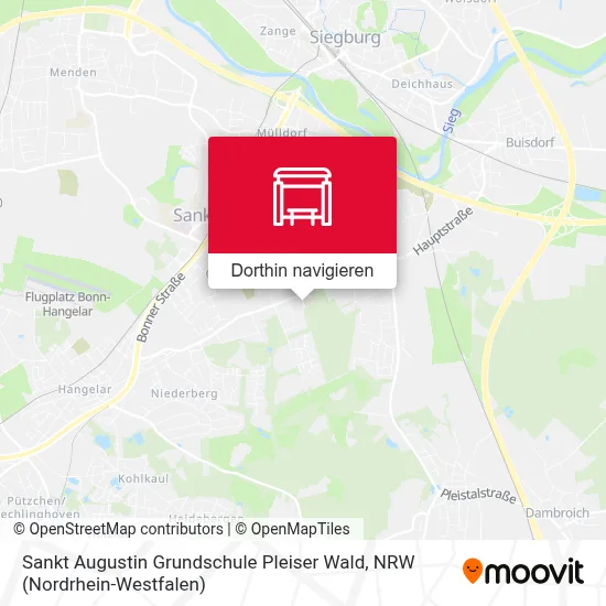 Sankt Augustin Grundschule Pleiser Wald Karte