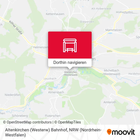 Altenkirchen (Westerw) Bahnhof Karte