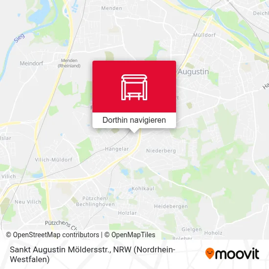 Sankt Augustin Möldersstr. Karte