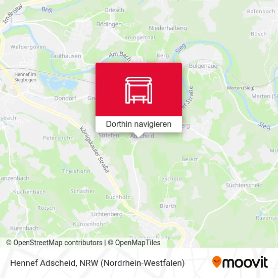 Hennef Adscheid Karte