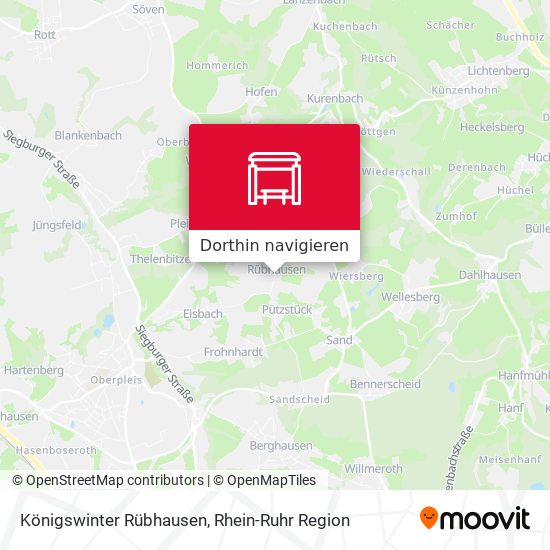 Königswinter Rübhausen Karte