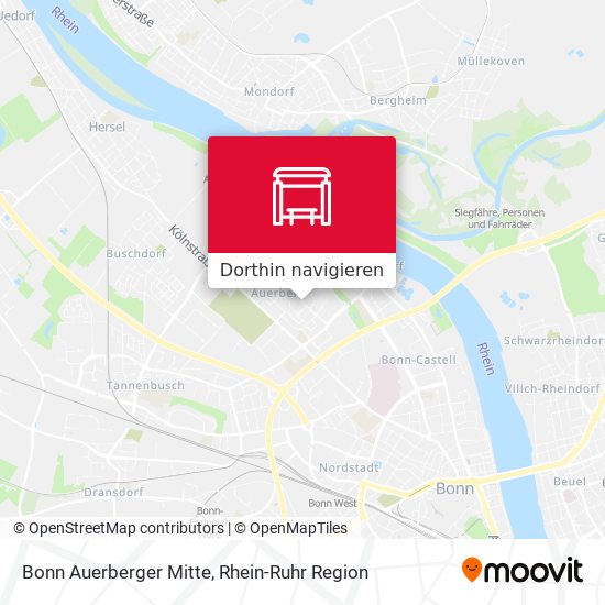 Bonn Auerberger Mitte Karte