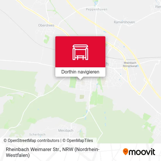 Rheinbach Weimarer Str. Karte