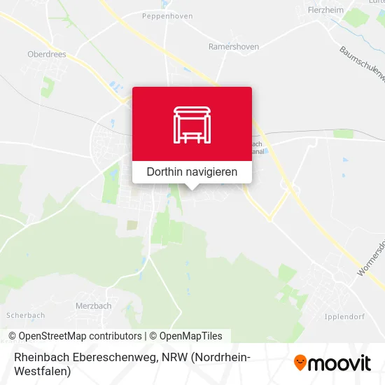 Rheinbach Ebereschenweg Karte