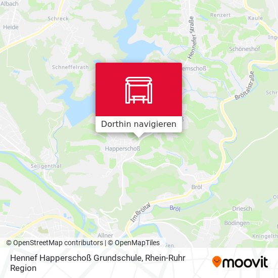 Hennef Happerschoß Grundschule Karte